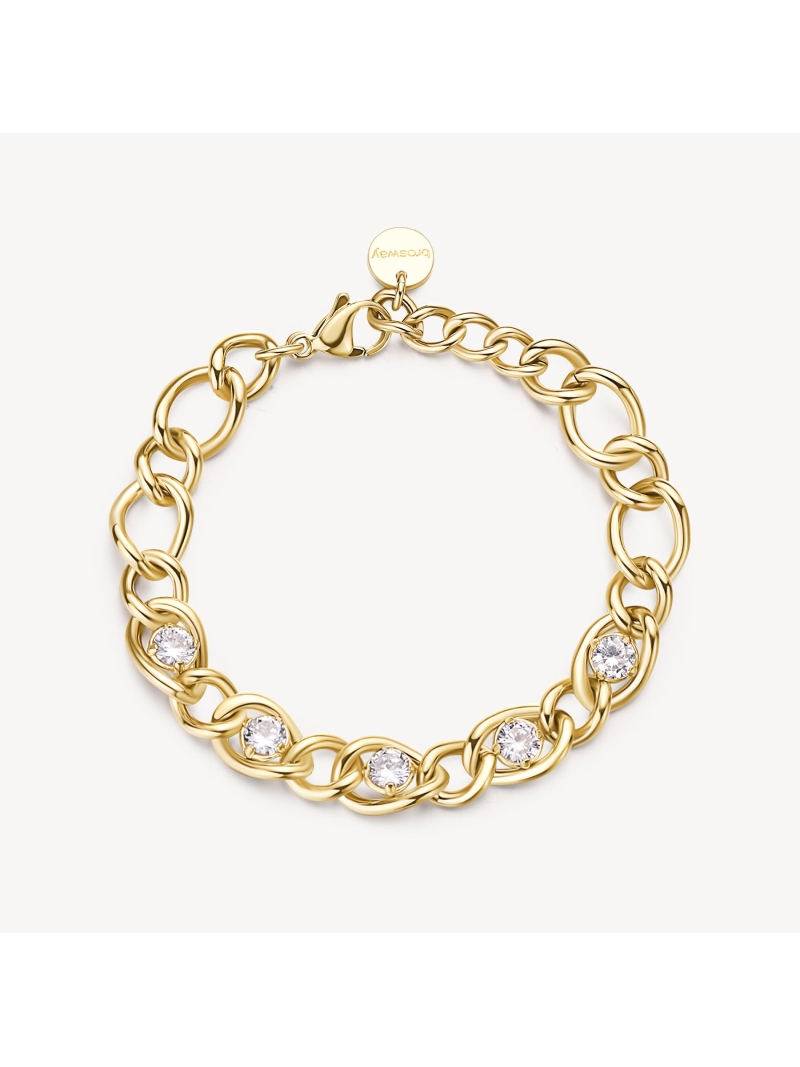 Acquista ora bracciale catena e zirconi su elefantebianco.jewelry
