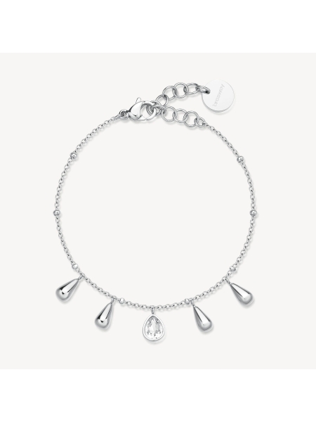 Acquista ora bracciale gocce pendenti con zircone su elefantebianco.jewelry