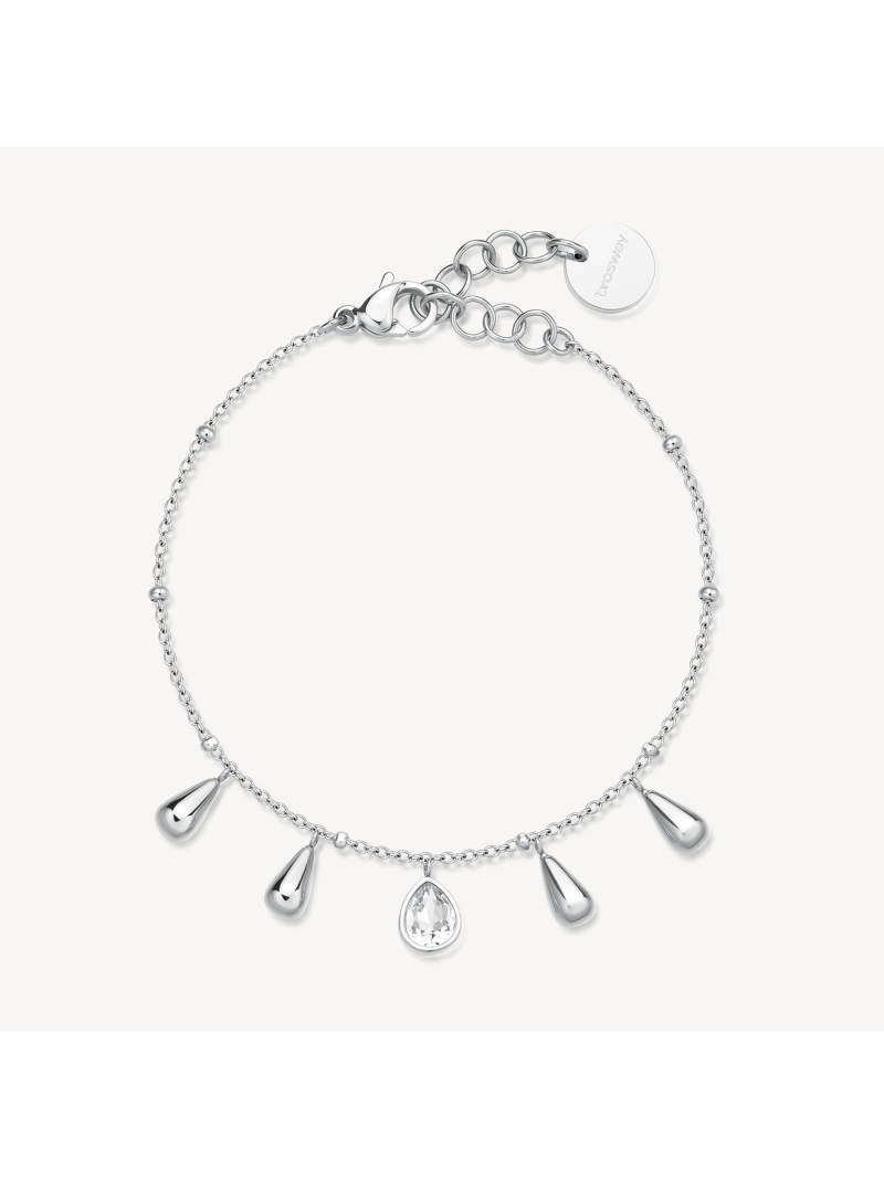 Acquista ora bracciale gocce pendenti con zircone su elefantebianco.jewelry
