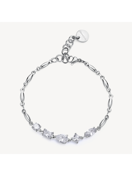 Acquista ora bracciale con zirconi geometrici su elefantebianco.jewelry