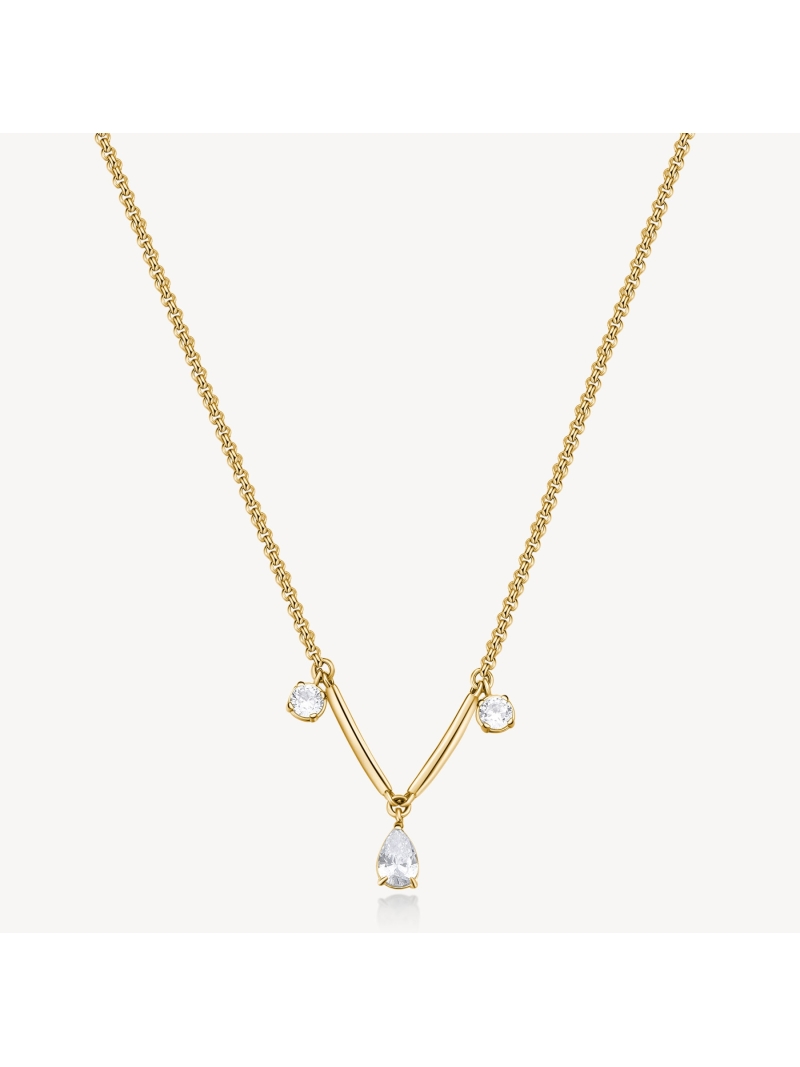 Acquista ora collana goccia con punti luce su elefantebianco.jewelry