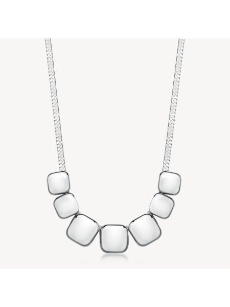 Acquista ora collana tutti quadrati su elefantebianco.jewelry