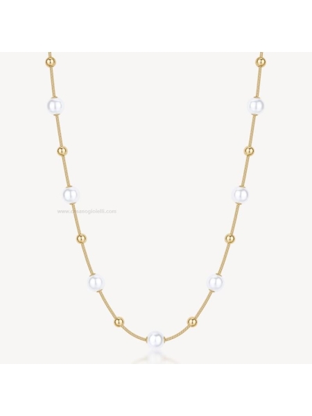 Acquista ora collana perle e pallini su elefantebianco.jewelry 2