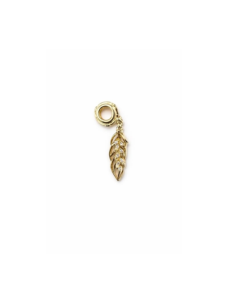 Acquista ora charm foglia gold su elefantebianco.jewelry