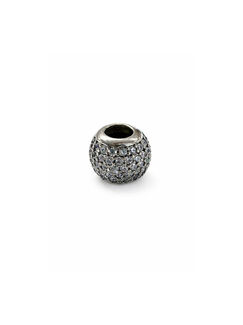 Acquista ora charm tondo tutto zirconato su elefantebianco.jewelry