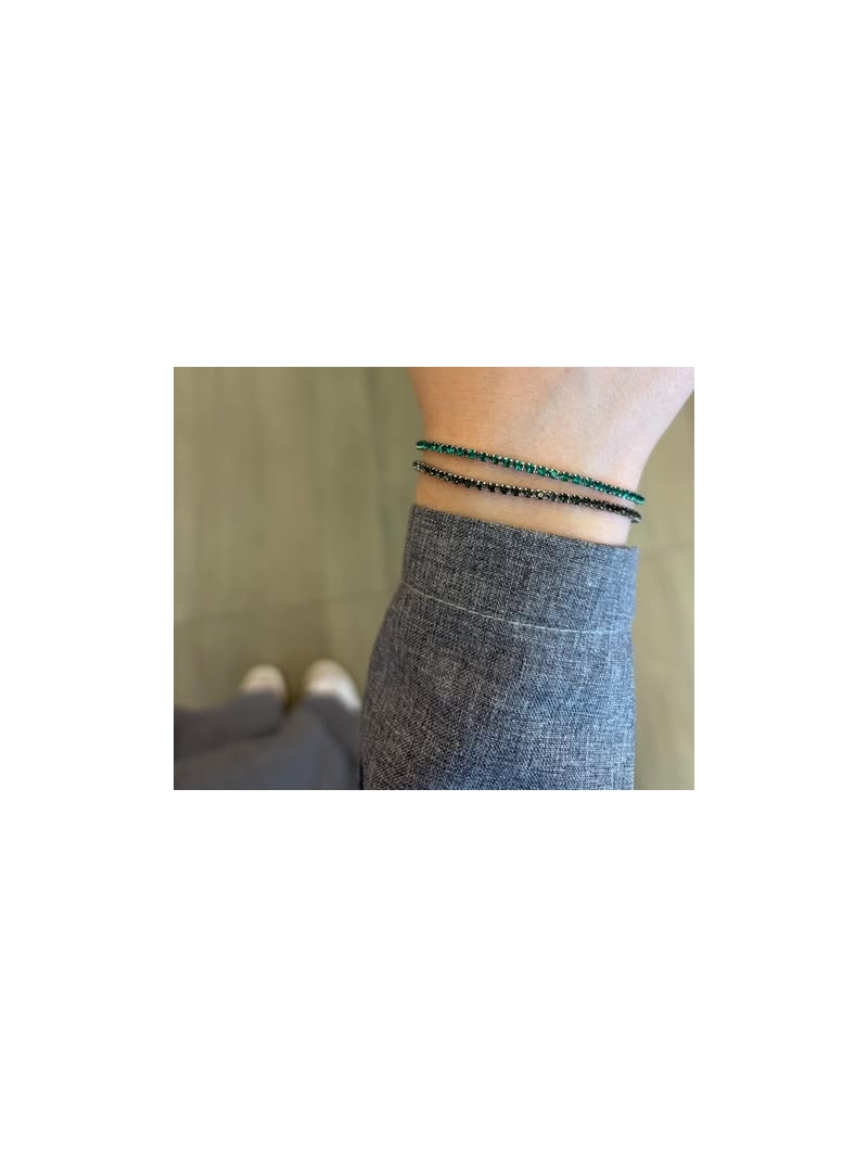 Acquista ora prenotazione bracciale saldato tennis acciaio su elefantebianco.jewelry