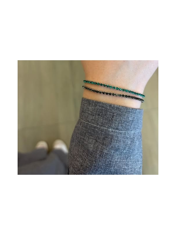 Acquista ora prenotazione bracciale saldato tennis acciaio su elefantebianco.jewelry