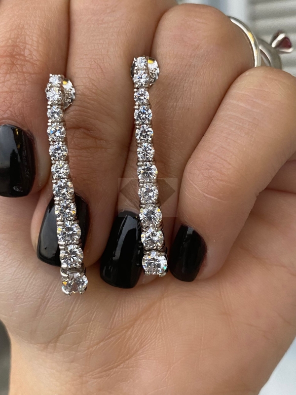 Acquista ora orecchini tennis degradè su elefantebianco.jewelry