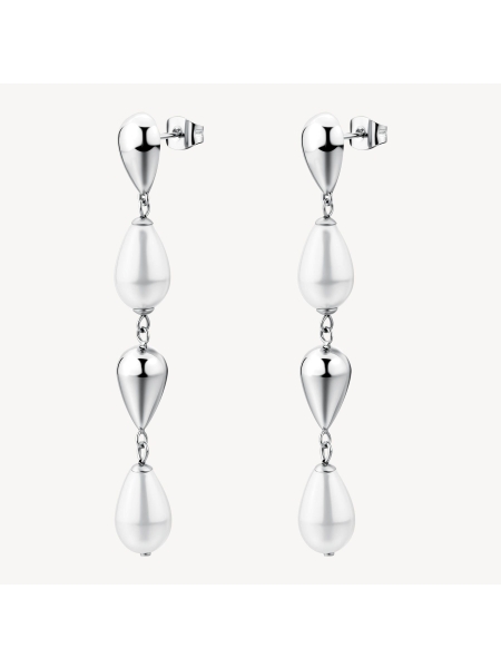 Acquista ora orecchini goccia e perle su elefantebianco.jewelry