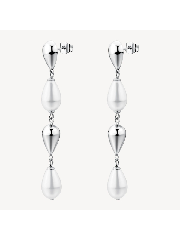 Acquista ora orecchini goccia e perle su elefantebianco.jewelry