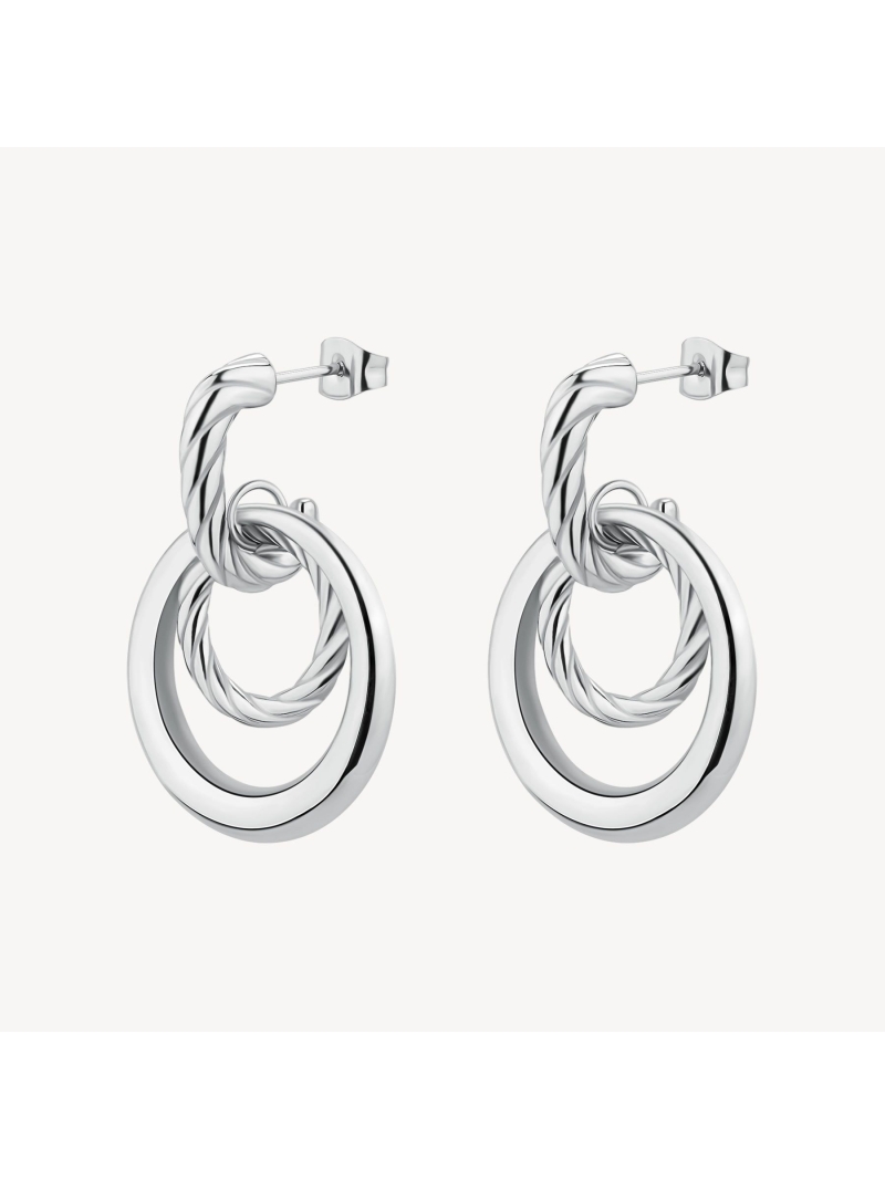 Acquista ora orecchini intreccio di cerchi su elefantebianco.jewelry