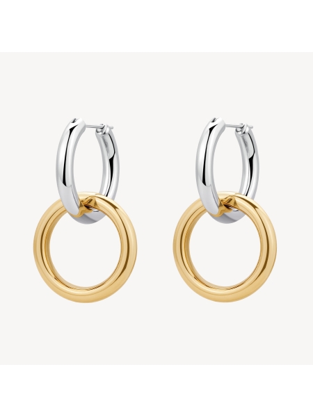 Acquista ora orecchini cerchi bicolore su elefantebianco.jewelry
