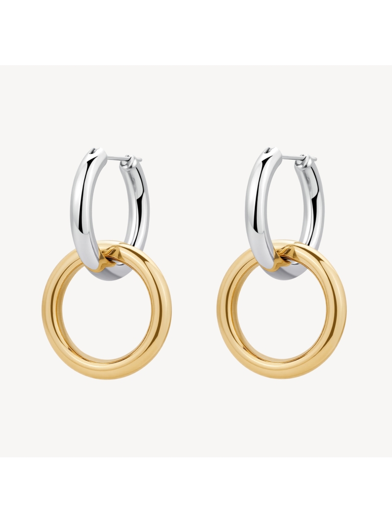 Acquista ora orecchini cerchi bicolore su elefantebianco.jewelry