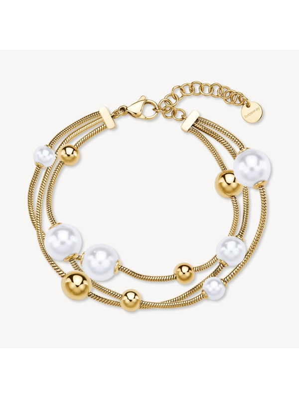Acquista ora bracciale tre fili con perle su elefantebianco.jewelry
