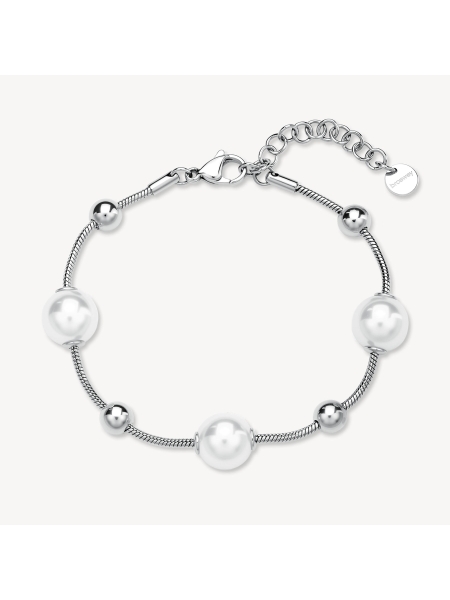 Acquista ora bracciale perle e sfere su elefantebianco.jewelry