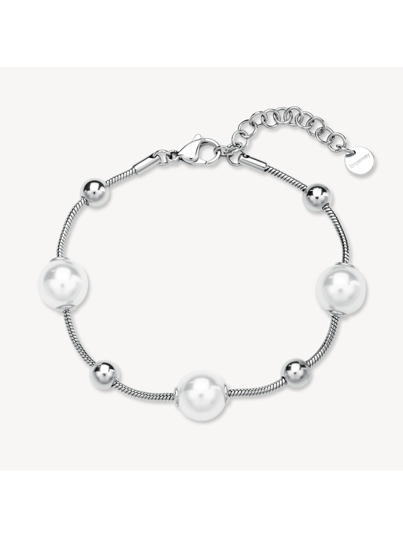 Acquista ora bracciale perle e sfere su elefantebianco.jewelry