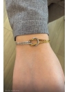 Acquista ora prenotazione bracciale saldato al polso nodo acciaio su elefantebianco.jewelry