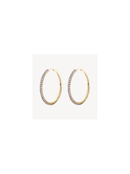 Acquista ora orecchini cerchio tennis su elefantebianco.jewelry