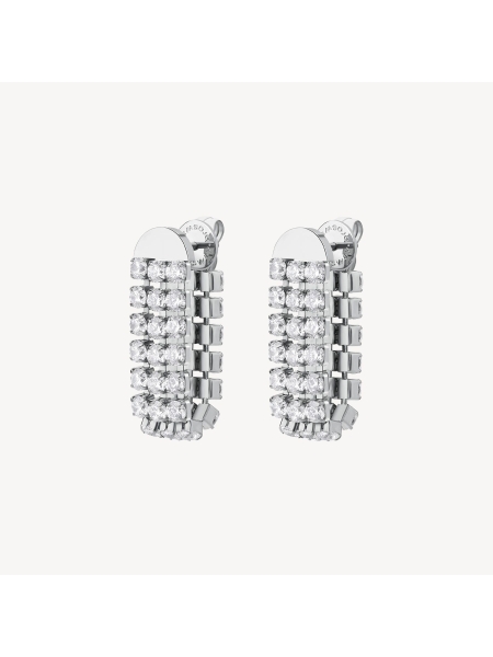 Acquista ora orecchini tre fili di zirconi su elefantebianco.jewelry 2