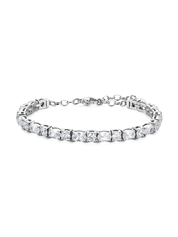 Acquista ora bracciale tennis con ovali su elefantebianco.jewelry