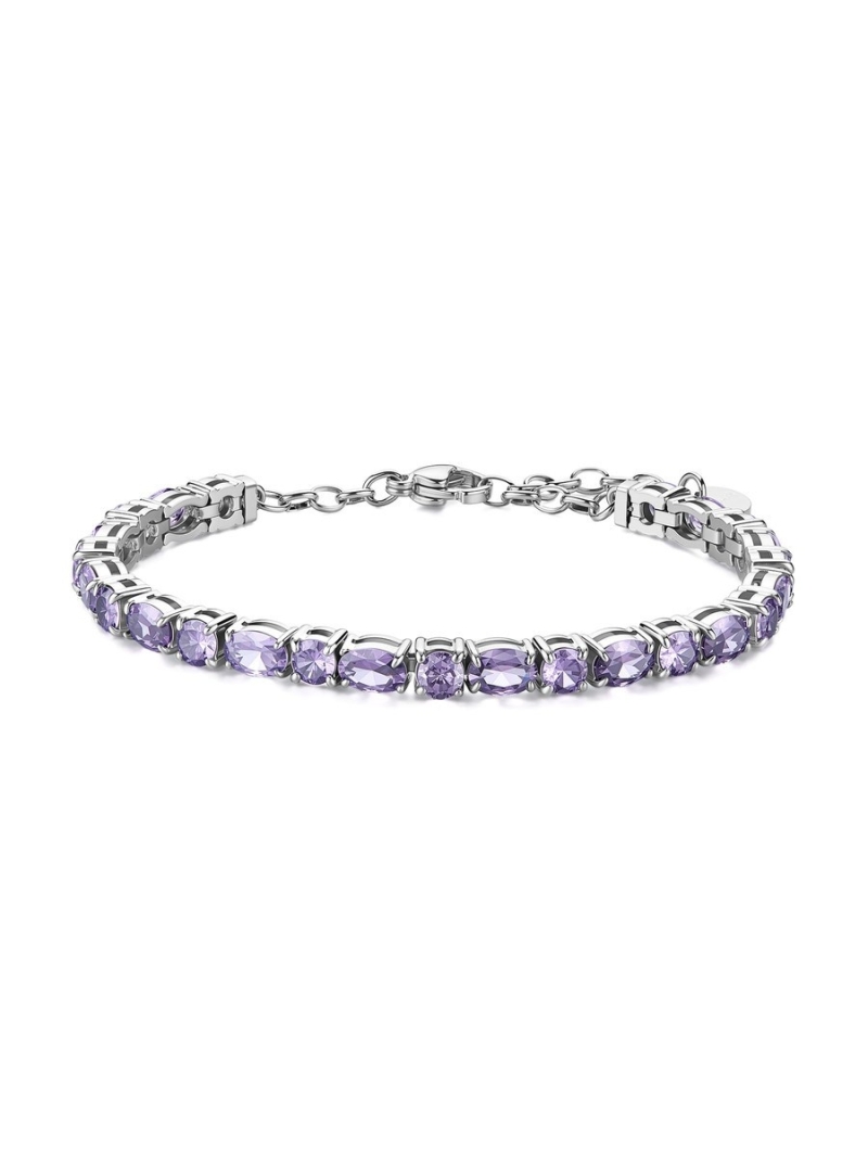 Acquista ora bracciale tennis con ovali su elefantebianco.jewelry