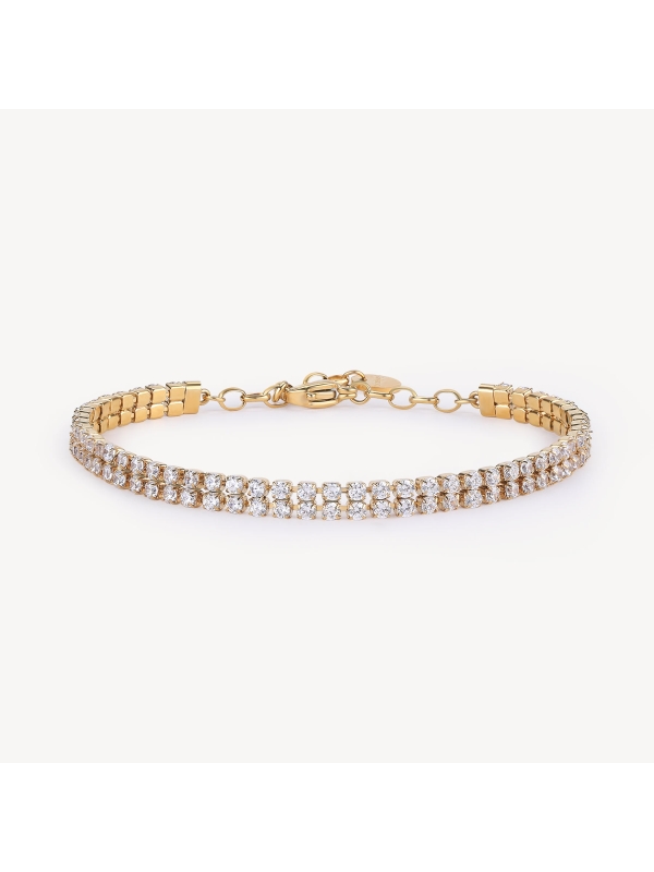 Acquista ora bracciale tennis doppio filo su elefantebianco.jewelry