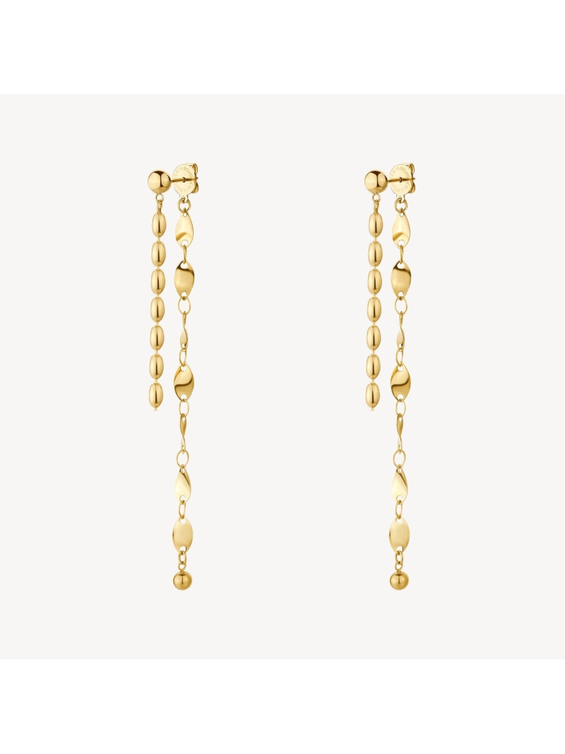 Acquista ora orecchini doppio filo con pallini su elefantebianco.jewelry
