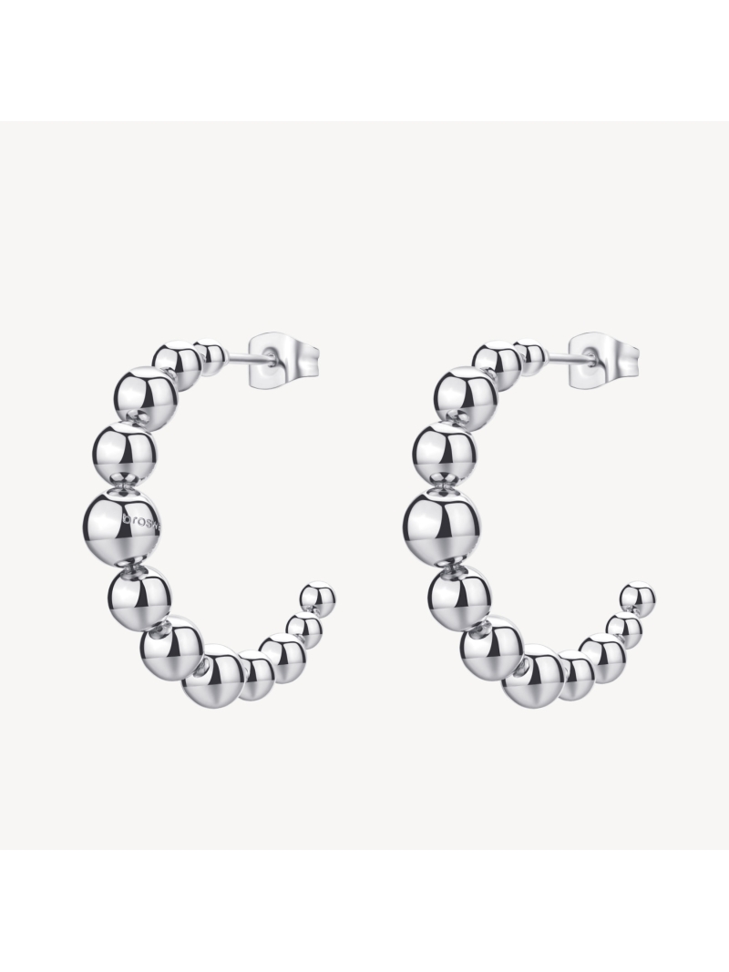 Acquista ora orecchini cerchi di sfere su elefantebianco.jewelry