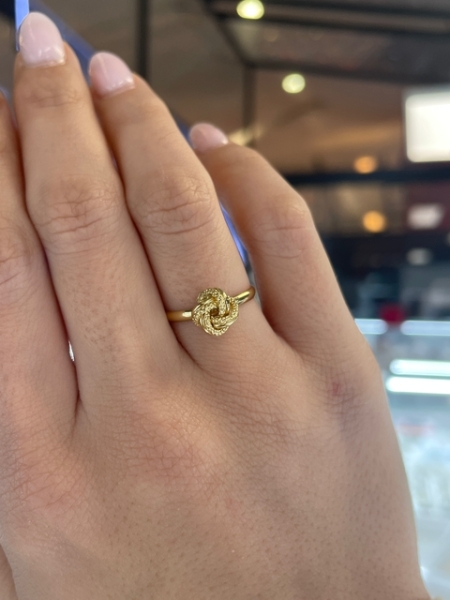 Acquista ora anello nodo oro 750 su elefantebianco.jewelry 2
