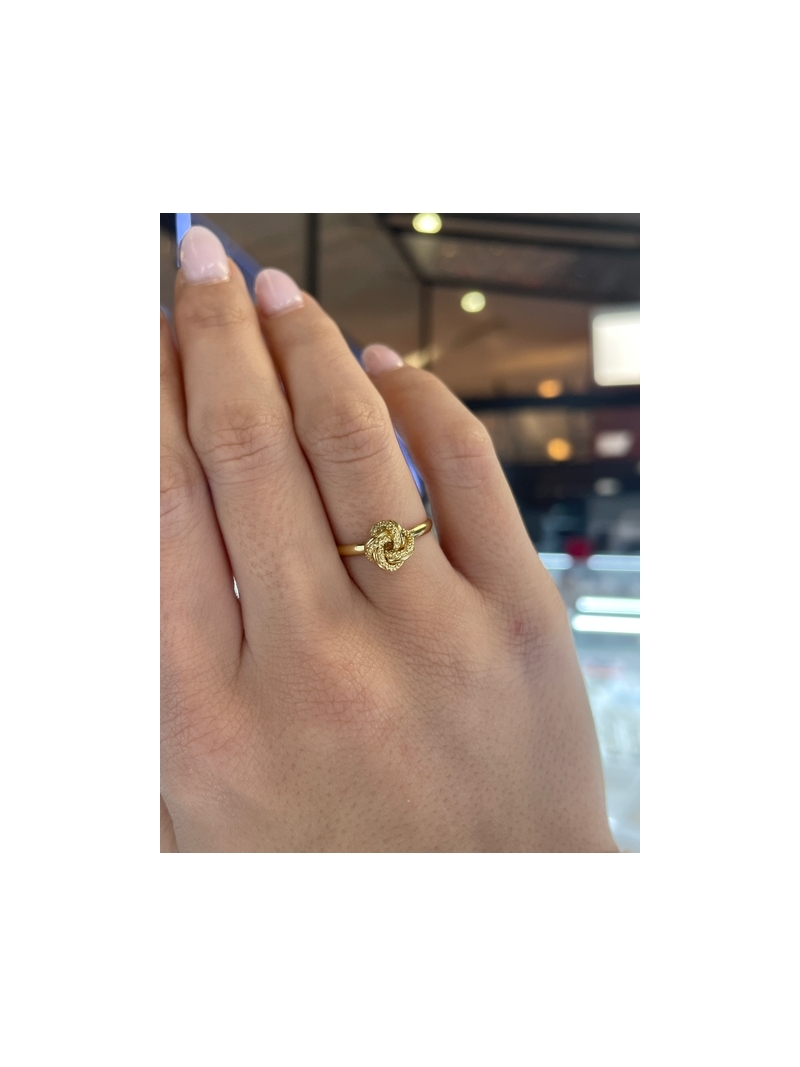 Acquista ora anello nodo oro 750 su elefantebianco.jewelry