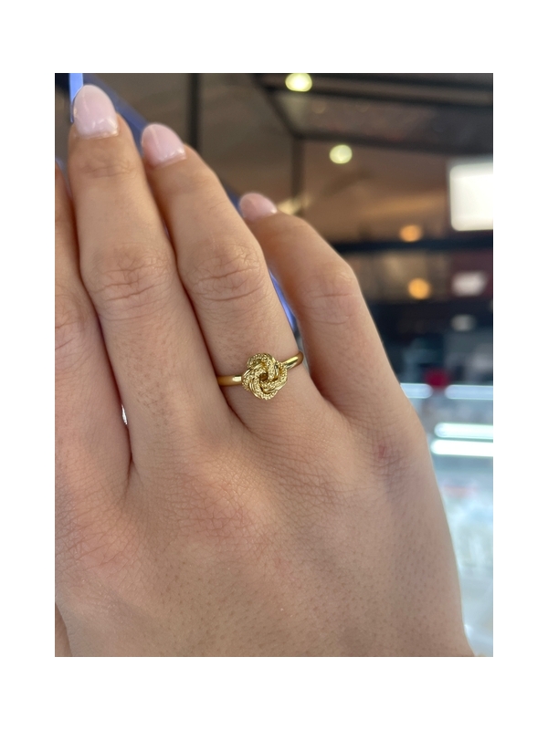 Acquista ora anello nodo oro 750 su elefantebianco.jewelry