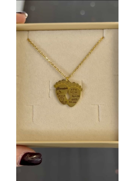 Acquista ora collana piedini su elefantebianco.jewelry 2