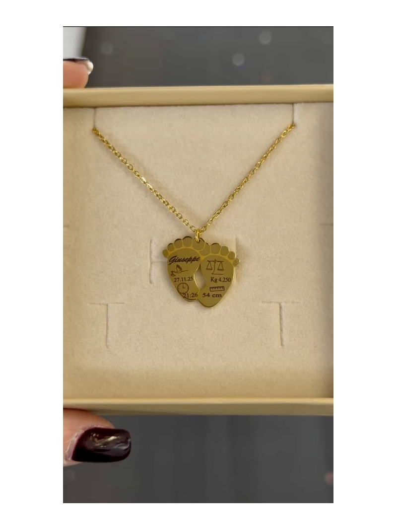Acquista ora collana piedini su elefantebianco.jewelry
