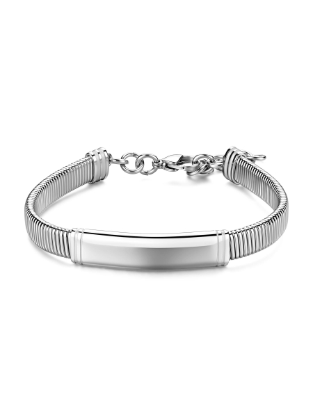 Acquista ora bracciale snake  targa grande su elefantebianco.jewelry