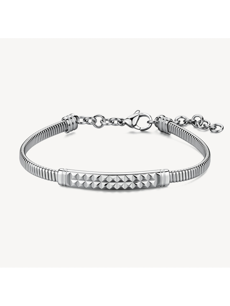 Acquista ora bracciale snake targa martellata piccolo su elefantebianco.jewelry
