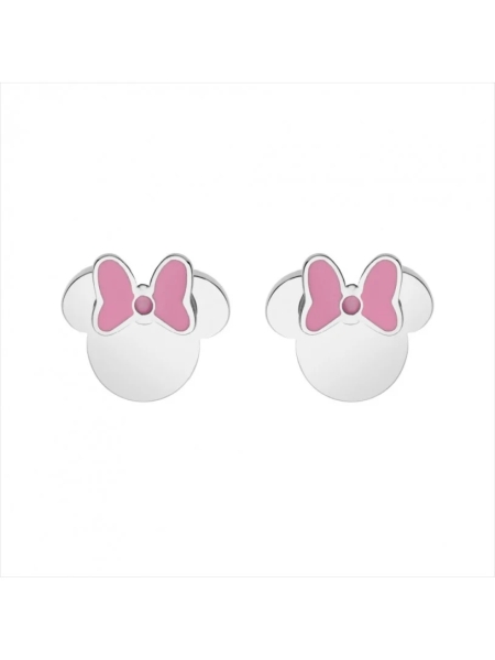 Acquista ora orecchini minnie con fiocco rosa disney su elefantebianco.jewelry