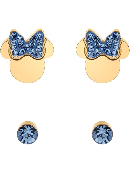 Acquista ora set orecchini minnie zirconati blu disney su elefantebianco.jewelry