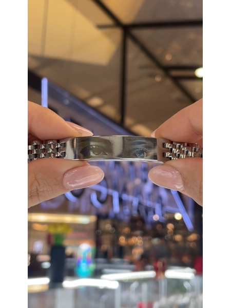 Acquista ora bracciale maglia president fotoincisione su elefantebianco.jewelry 2