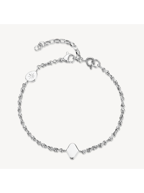 Acquista ora bracciale catena con piastrina su elefantebianco.jewelry