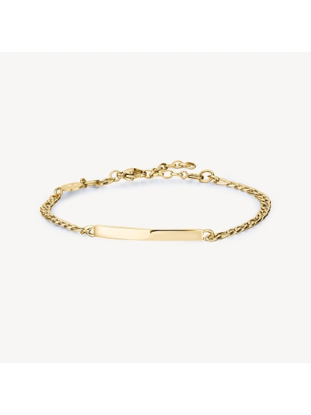Acquista ora bracciale catena con piastrina su elefantebianco.jewelry