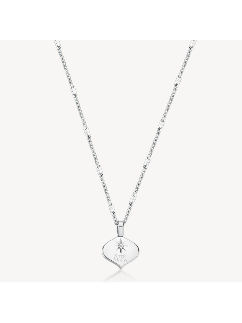 Acquista ora collana con targa life su elefantebianco.jewelry