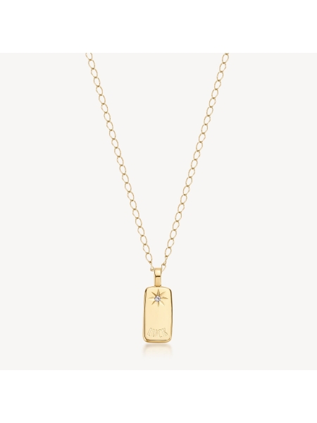 Acquista ora collana con targa luck su elefantebianco.jewelry 2