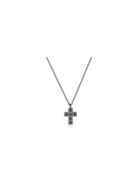 Acquista ora collana croce con zirconi su elefantebianco.jewelry