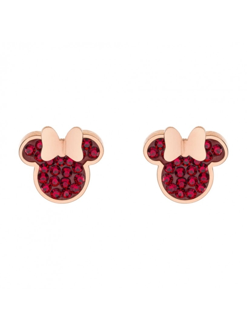 Acquista ora orecchini minnie zirconati rossi disney su elefantebianco.jewelry