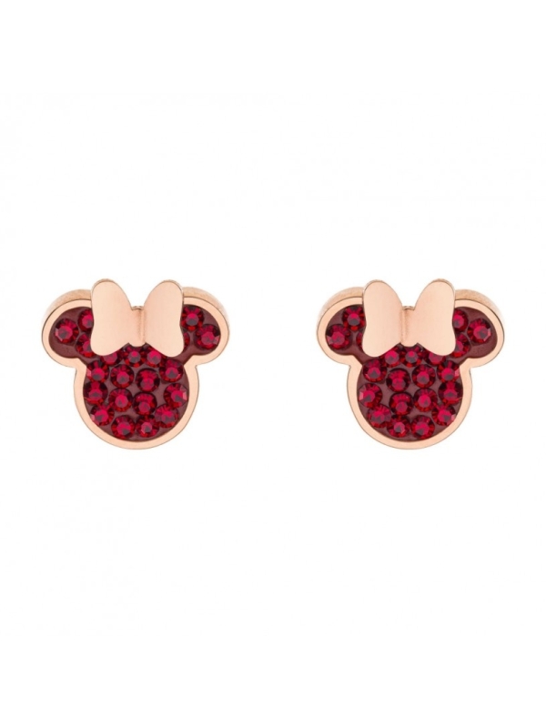 Acquista ora orecchini minnie zirconati rossi disney su elefantebianco.jewelry