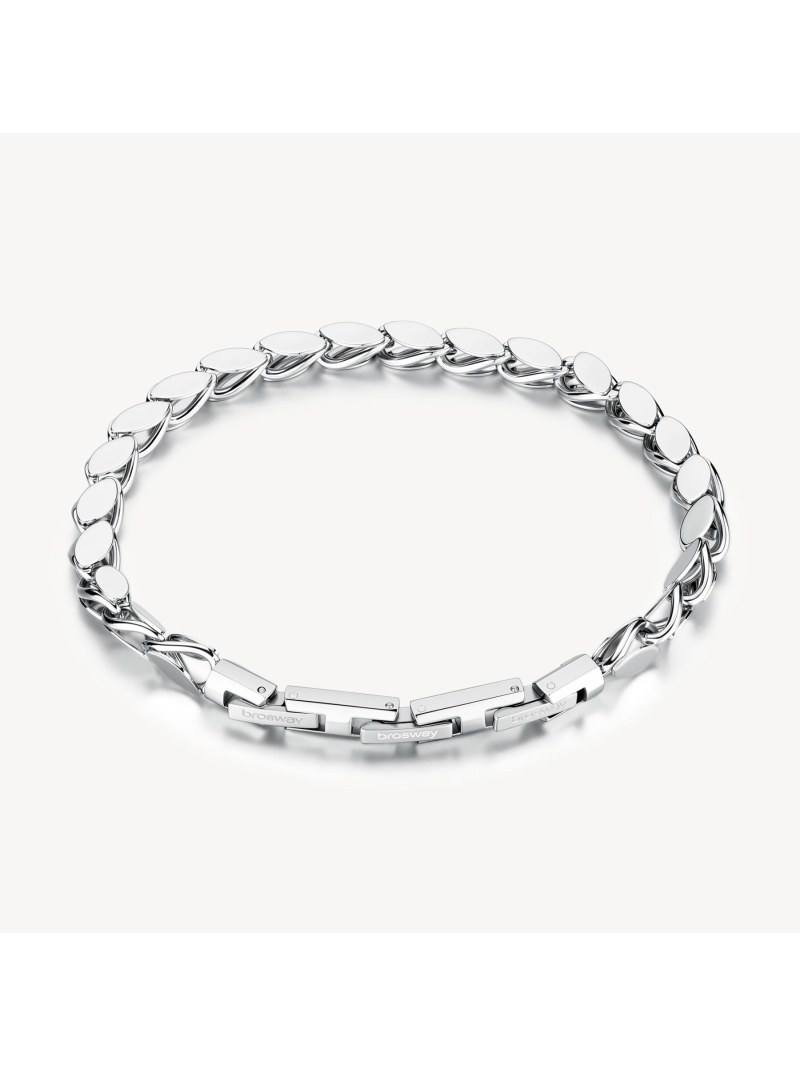 Acquista ora bracciale catena schiacciata su elefantebianco.jewelry