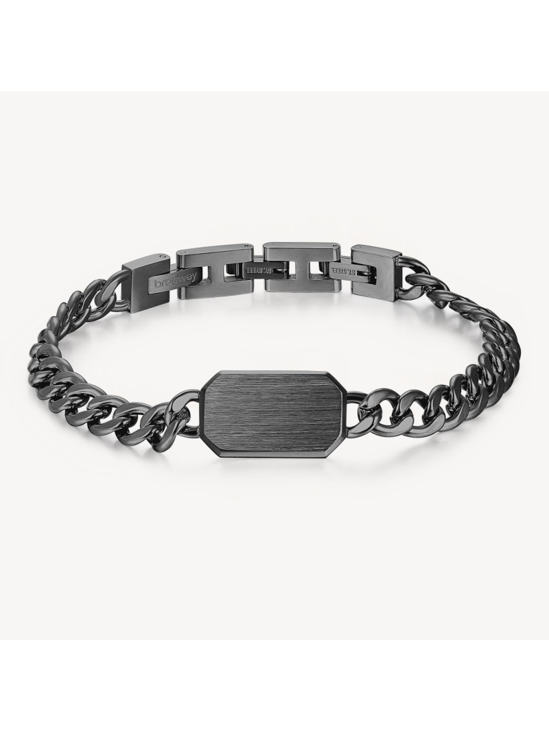 Acquista ora bracciale catena grumetta con targa su elefantebianco.jewelry
