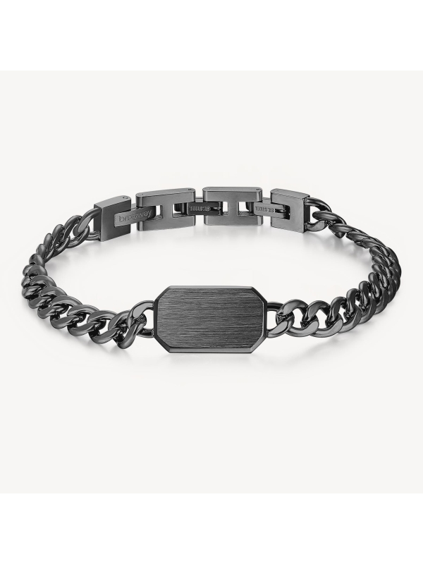 Acquista ora bracciale catena grumetta con targa su elefantebianco.jewelry