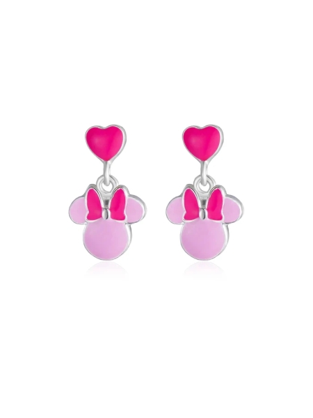 Acquista ora orecchini minnie smaltati rosa disney su elefantebianco.jewelry