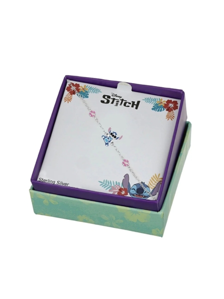 Acquista ora bracciale stitch con due fiori disney su elefantebianco.jewelry 2